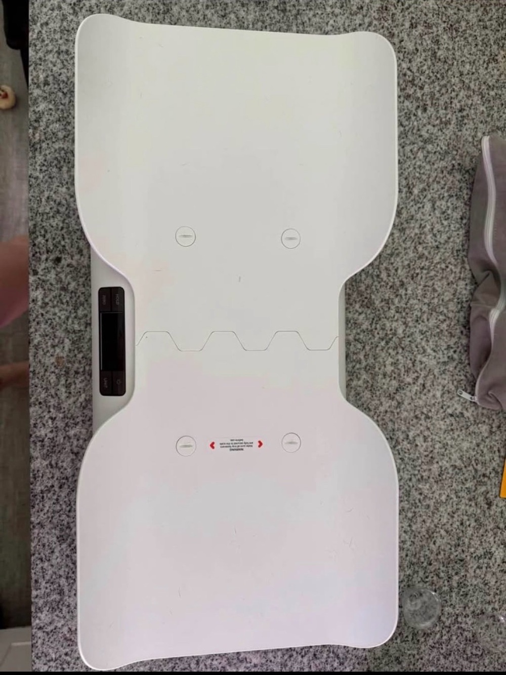 White Baby Scale with LCD Display